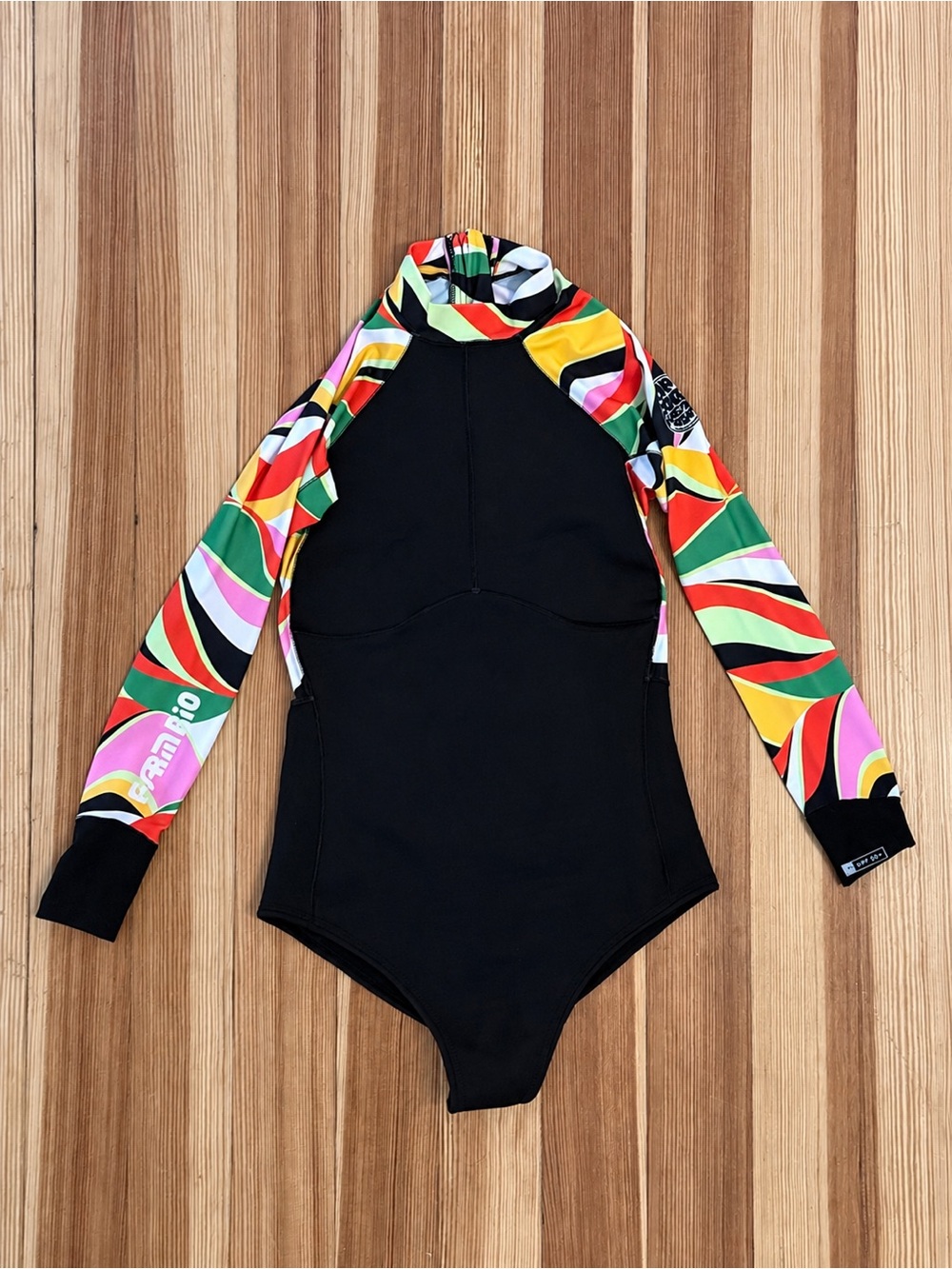 RIPCURL G-BOMB x FARM RIO 1.5mm TROPICAL LS SPRINGSUIT, SIZE 10 *LIKE NEW*